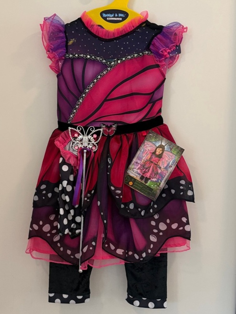 NWT Princess Factory Butterfly Costume Pink,
Purple & Black | Girls 5-6